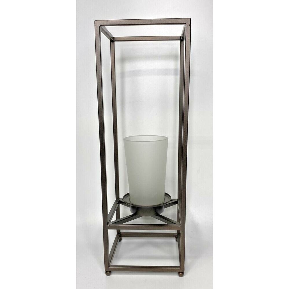 PartyLite Framework Pillar Candle Holder Medium Retired NIB P14C/P91165M